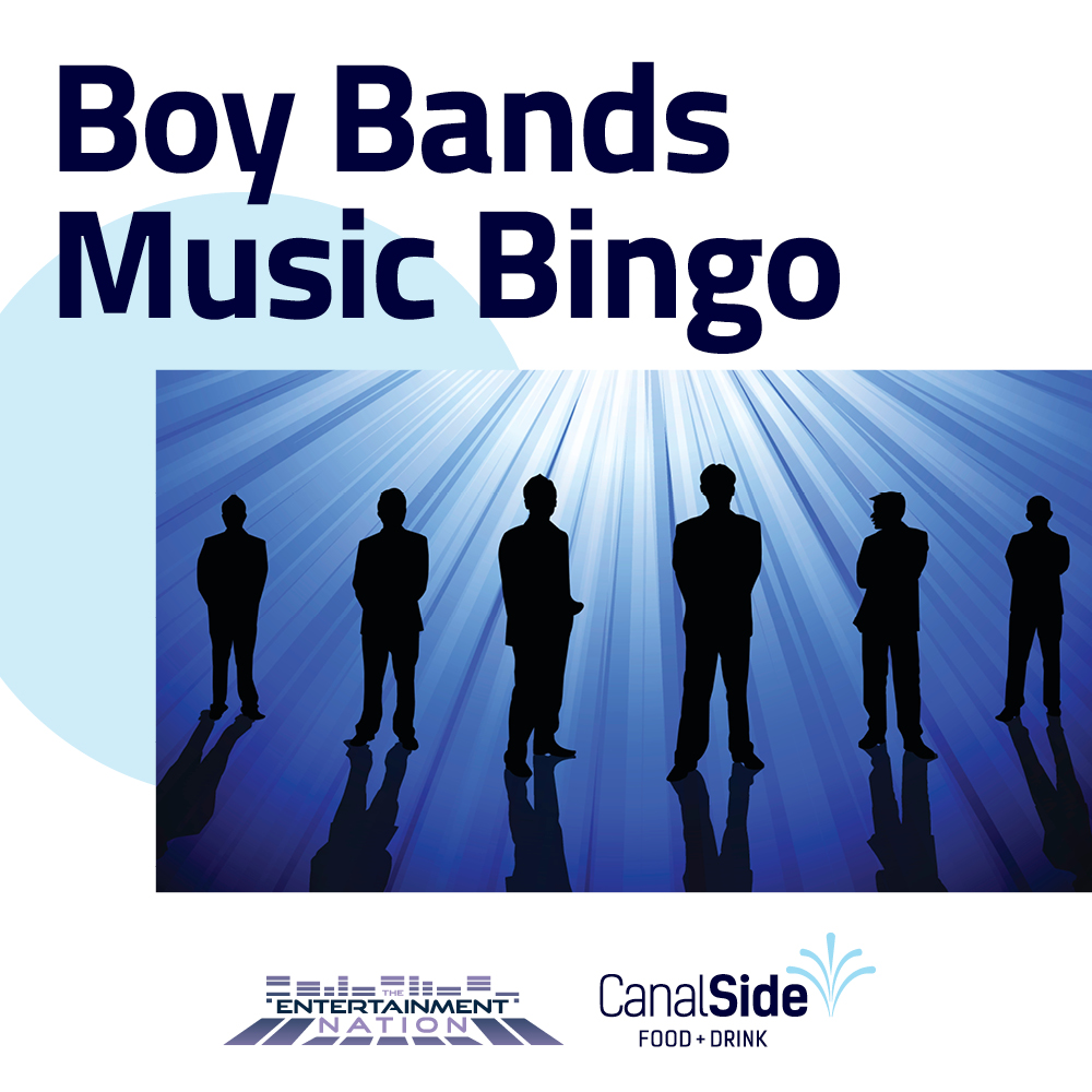 Boy Bands Themed Music Bingo at CanalSide Food + Drink